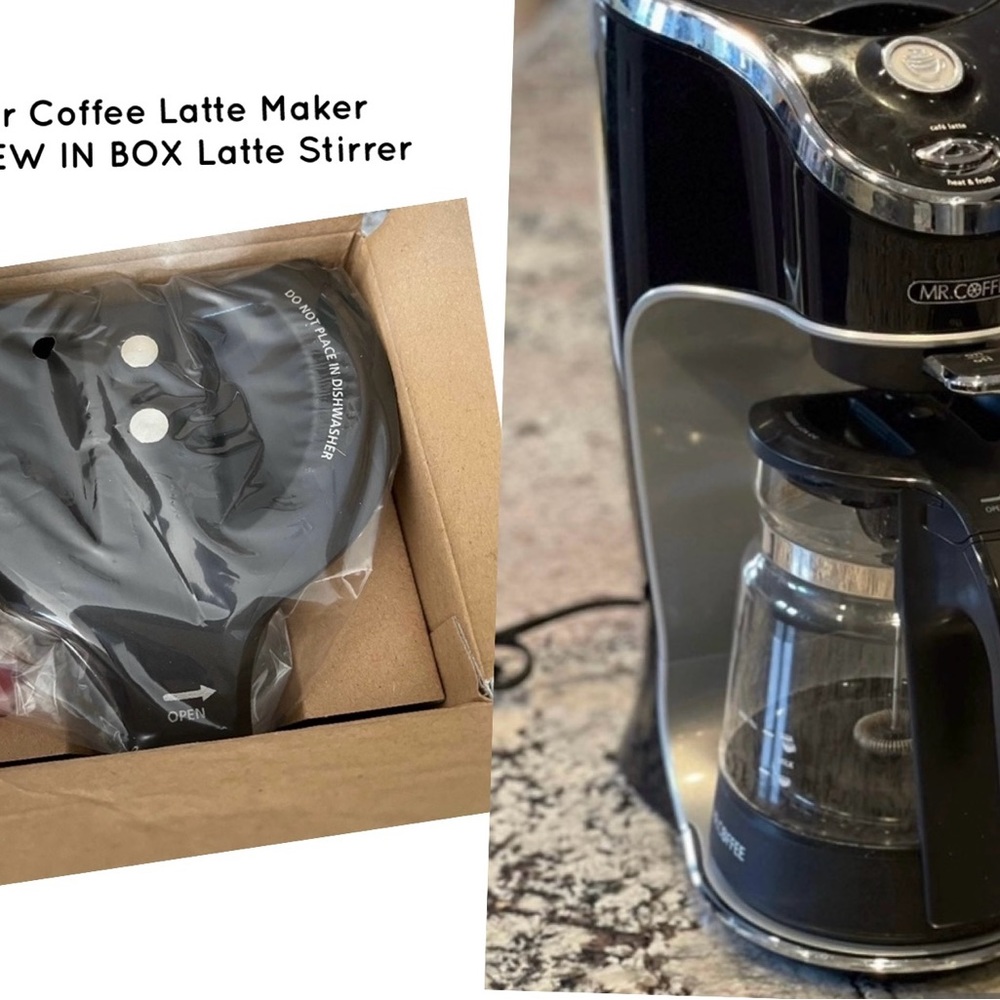 Mr. Coffee Cafe Latte Maker + brand new lid/whisk
